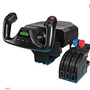 Logitech flight yoke system